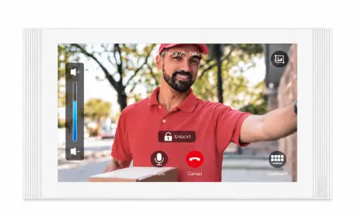 [FTW30CC] Station vidéo intérieure universelle SIP Android 10", blanc