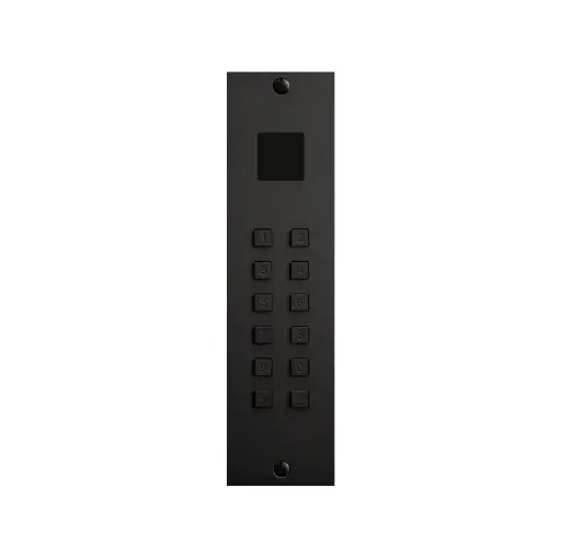 [FTBM23KF-PROXI] Access keypad bronze mat stand alone 2 relays + wiegand+ Proxi flush-mounted 55x211x25mm
